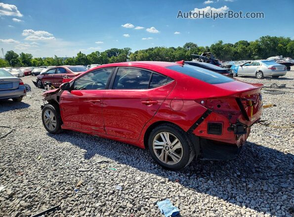 5NPD84LF1LH581856 2020 HYUNDAI ELANTRA Red Trasero izquierdo