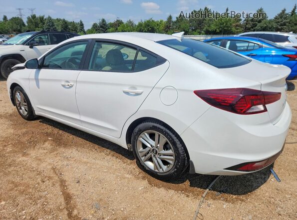 5NPD84LF1LH585843 2020 HYUNDAI ELANTRA White უკანა მარცხენა