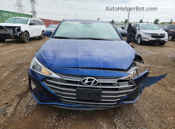5NPD84LF1LH593022 2020 HYUNDAI ELANTRA Blue Widok z przodu