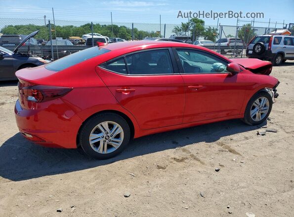5NPD84LF1LH600101 2020 HYUNDAI ELANTRA Red Trasero derecho