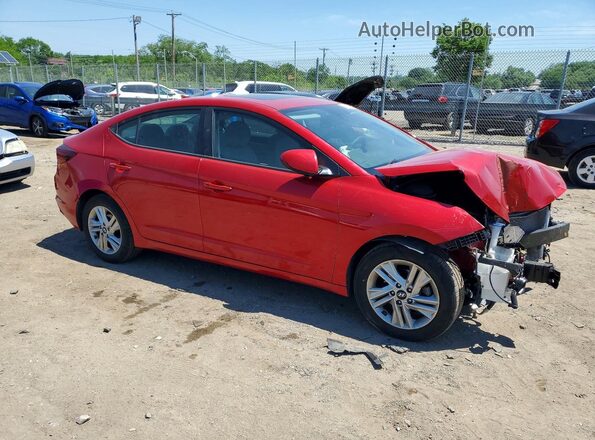 5NPD84LF1LH600101 2020 HYUNDAI ELANTRA Red Delantero derecho