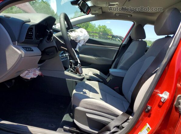 5NPD84LF1LH600101 2020 HYUNDAI ELANTRA Red Vista interior delantera