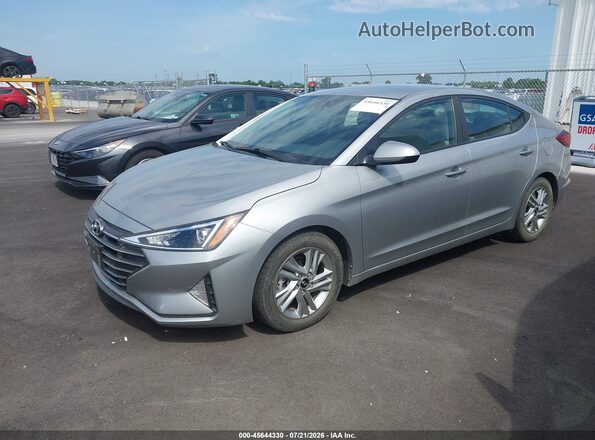 5NPD84LF1LH601006 2020 HYUNDAI ELANTRA Silver Առջևի ձախ երեք քառորդ տեսարան