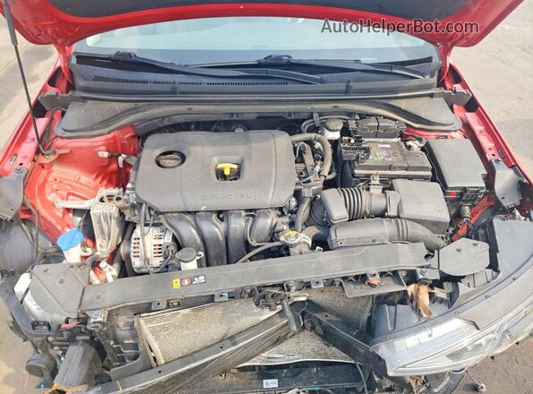 5NPD84LF1LH614631 2020 HYUNDAI ELANTRA Красный Вид задней части салона