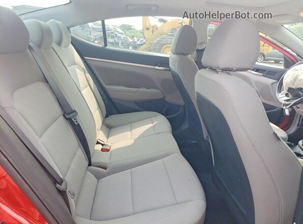 5NPD84LF1LH614631 2020 HYUNDAI ELANTRA Красный Вид задних сидений