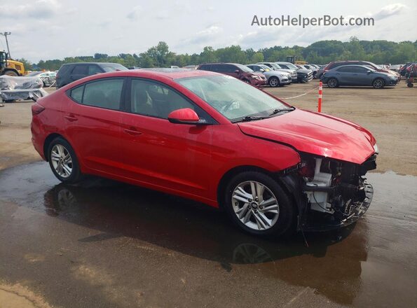 5NPD84LF1LH614631 2020 HYUNDAI ELANTRA Красный Передняя правая четверть