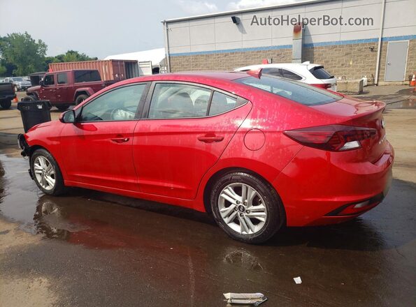 5NPD84LF1LH614631 2020 HYUNDAI ELANTRA Красный Задняя левая четверть
