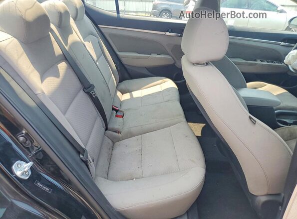 5NPD84LF1LH615696 2020 HYUNDAI ELANTRA Black Vista de los asientos traseros