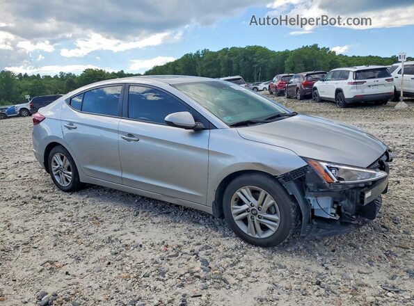 5NPD84LF1LH616895 2020 HYUNDAI ELANTRA Серебряный Передняя правая четверть