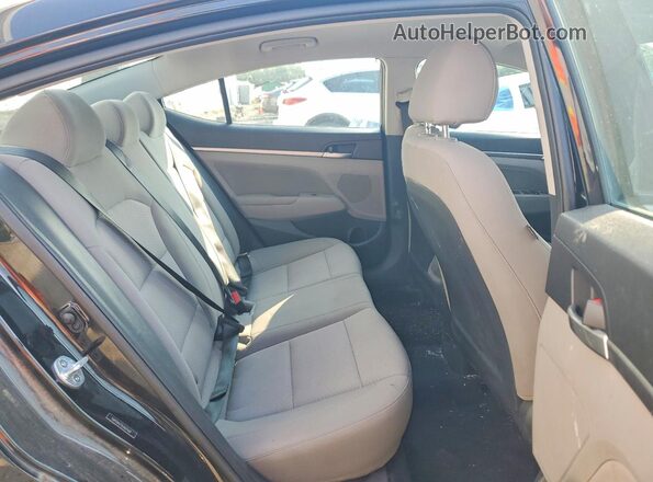 5NPD84LF1LH627668 2020 HYUNDAI ELANTRA Black Vista de los asientos traseros
