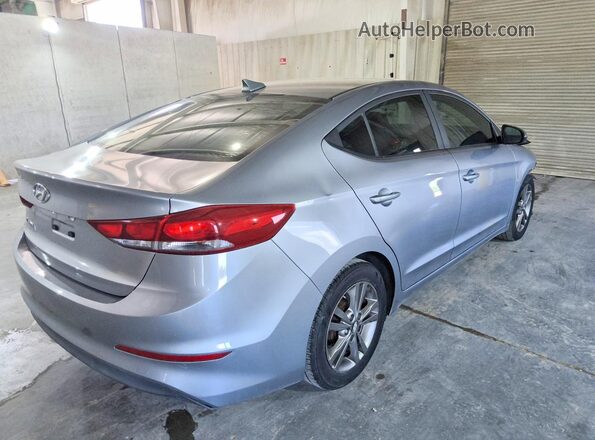 5NPD84LF2HH004406 2017 HYUNDAI ELANTRA Серебряный Задняя правая четверть