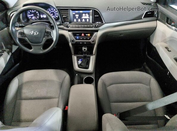 5NPD84LF2HH004406 2017 HYUNDAI ELANTRA Серебряный Вид панели приборов
