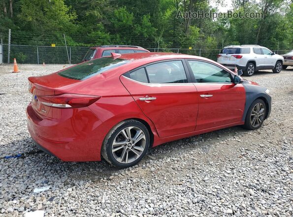 5NPD84LF2HH012943 2017 HYUNDAI ELANTRA Red Հետևի աջ