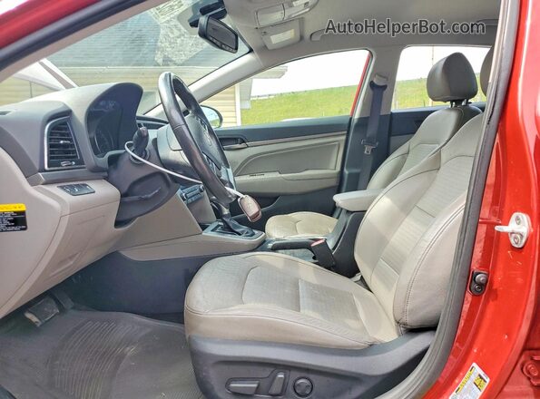 5NPD84LF2HH012943 2017 HYUNDAI ELANTRA Red Սալոնի դիմացի տեսք