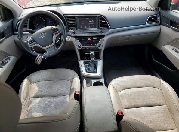 5NPD84LF2HH012943 2017 HYUNDAI ELANTRA Red Առջևի վահանակի տեսք