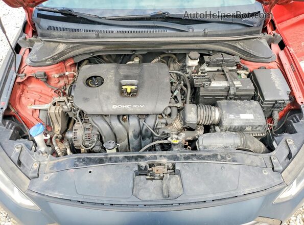 5NPD84LF2HH012943 2017 HYUNDAI ELANTRA Red Սալոնի հետևի տեսք