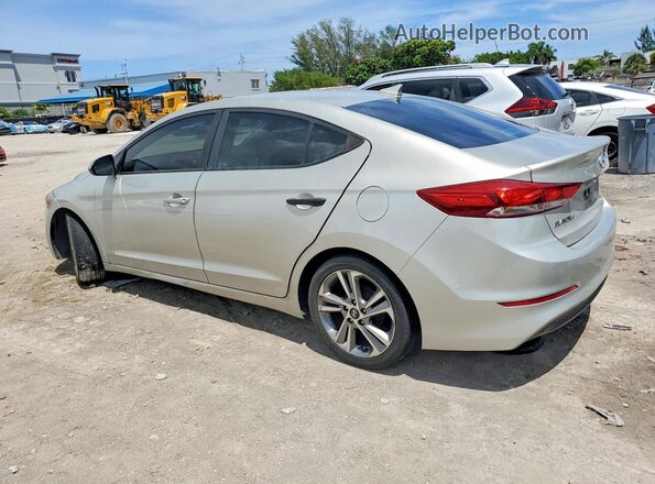 5NPD84LF2HH017706 2017 HYUNDAI ELANTRA Silver Rear left