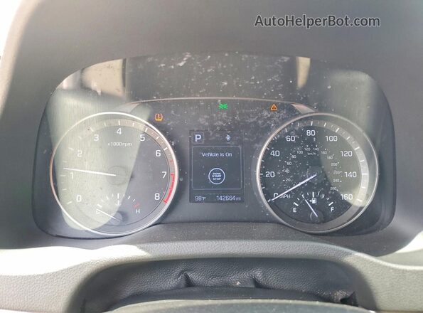 5NPD84LF2HH017706 2017 HYUNDAI ELANTRA Silver Instrument cluster view