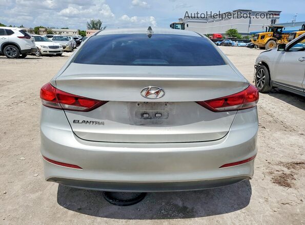 5NPD84LF2HH017706 2017 HYUNDAI ELANTRA Silver Rear view