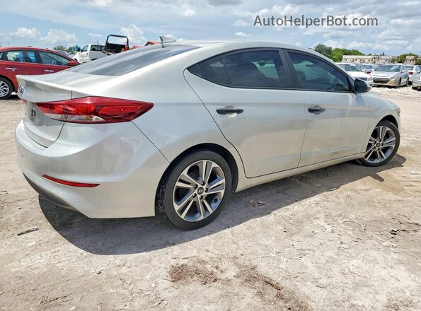 5NPD84LF2HH017706 2017 HYUNDAI ELANTRA Silver Rear right