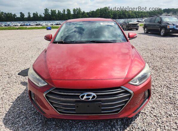 5NPD84LF2HH028723 2017 HYUNDAI ELANTRA Красный Вид спереди