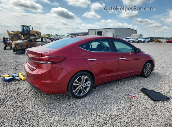 5NPD84LF2HH028723 2017 HYUNDAI ELANTRA Красный Задняя правая четверть