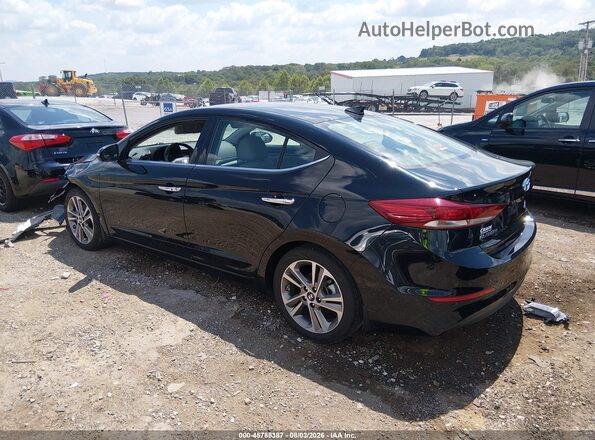 5NPD84LF2HH030360 2017 HYUNDAI ELANTRA Black Հետևի ձախ