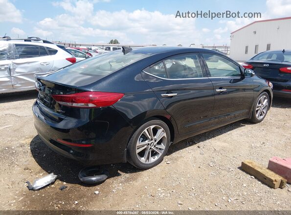 5NPD84LF2HH030360 2017 HYUNDAI ELANTRA Black Հետևի աջ