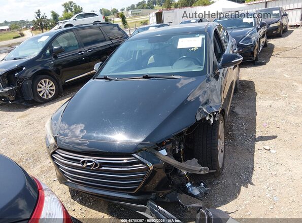 5NPD84LF2HH030360 2017 HYUNDAI ELANTRA Black Սարքավորումների վահանակի տեսք