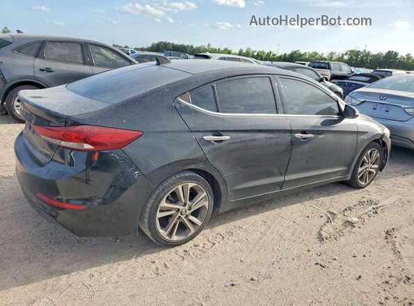 5NPD84LF2HH040046 2017 HYUNDAI ELANTRA Черный Задняя правая четверть