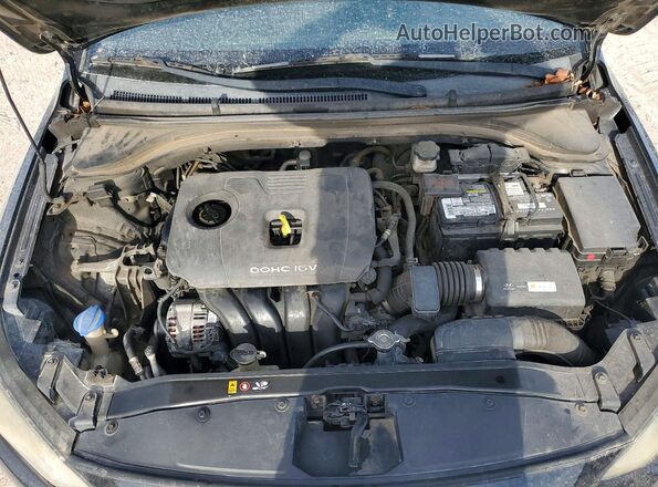 5NPD84LF2HH040046 2017 HYUNDAI ELANTRA Черный Вид задней части салона