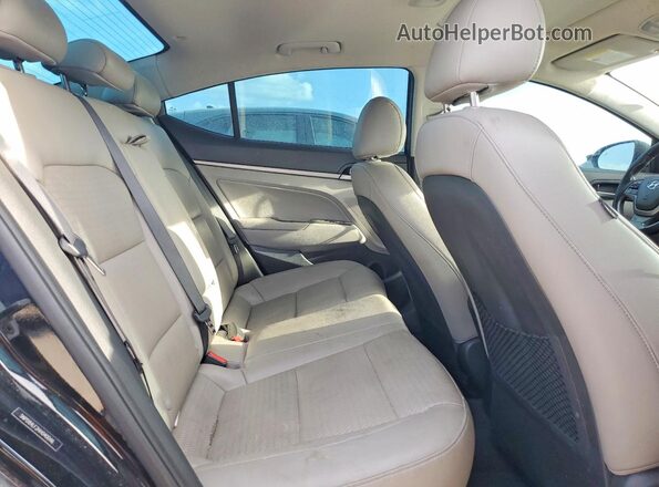 5NPD84LF2HH040046 2017 HYUNDAI ELANTRA Черный Вид задних сидений