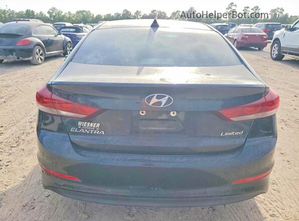 5NPD84LF2HH040046 2017 HYUNDAI ELANTRA Черный Вид сзади