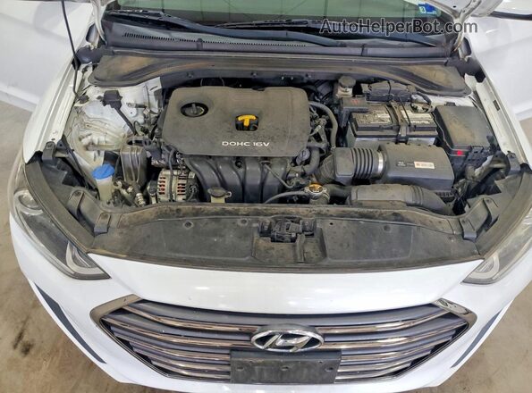 5NPD84LF2HH044906 2017 HYUNDAI ELANTRA White Սալոնի հետևի տեսք