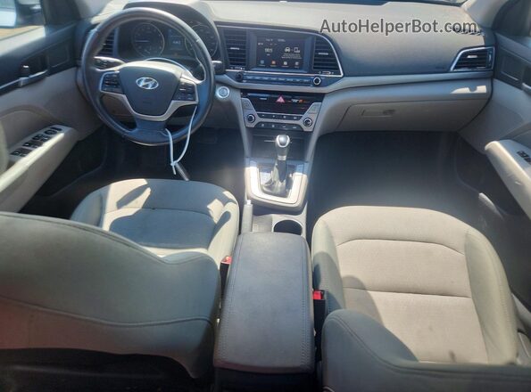 5NPD84LF2HH052357 2017 HYUNDAI ELANTRA Silver Vista del salpicadero