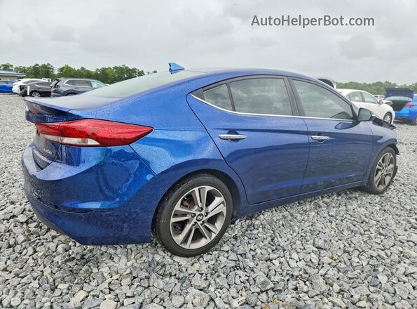 5NPD84LF2HH078635 2017 HYUNDAI ELANTRA Blue Rear right