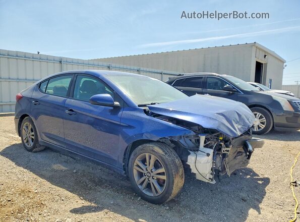5NPD84LF2HH099081 2017 HYUNDAI ELANTRA Blue წინა მარჯვენა