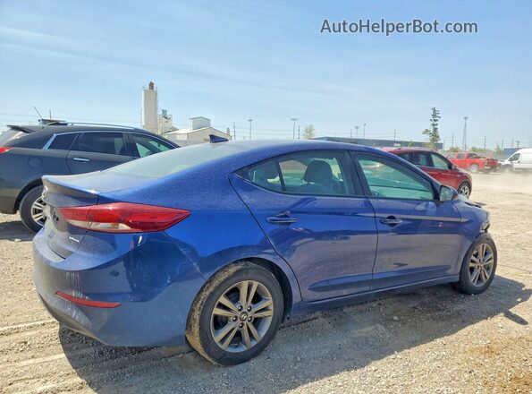5NPD84LF2HH099081 2017 HYUNDAI ELANTRA Blue უკანა მარჯვენა