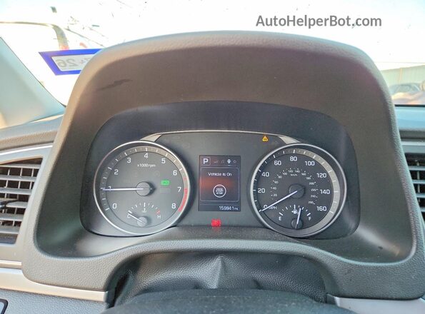 5NPD84LF2HH116378 2017 HYUNDAI ELANTRA Blue Instrument cluster view