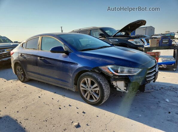 5NPD84LF2HH116378 2017 HYUNDAI ELANTRA Blue Front right
