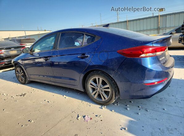 5NPD84LF2HH116378 2017 HYUNDAI ELANTRA Blue Rear left