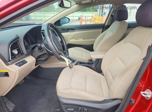 5NPD84LF2HH163023 2017 HYUNDAI ELANTRA Red Սալոնի դիմացի տեսք