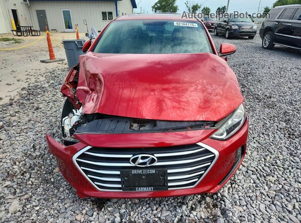 5NPD84LF2HH163023 2017 HYUNDAI ELANTRA Red Դիմացի տեսք