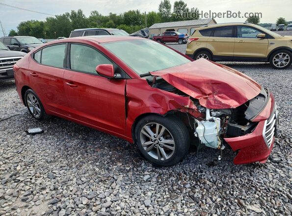 5NPD84LF2HH163023 2017 HYUNDAI ELANTRA Red Առջևի աջ