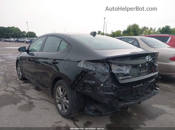 5NPD84LF2JH222383 2018 HYUNDAI ELANTRA Black Задня ліва чверть