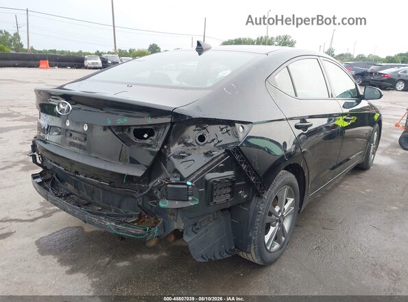 5NPD84LF2JH222383 2018 HYUNDAI ELANTRA Black Задня права чверть