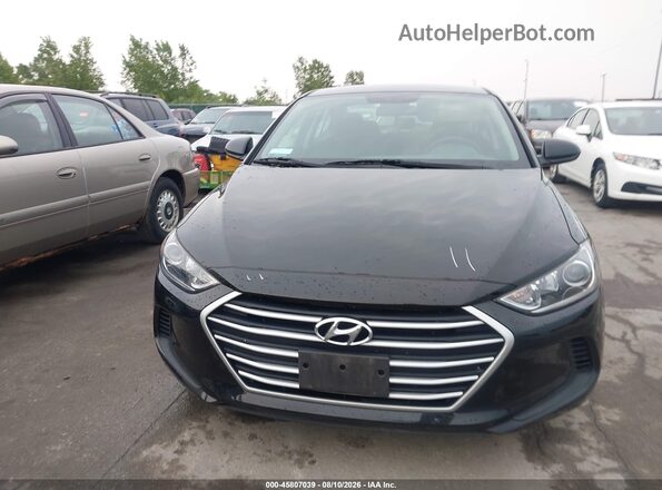 5NPD84LF2JH222383 2018 HYUNDAI ELANTRA Black Вид щитка приладів