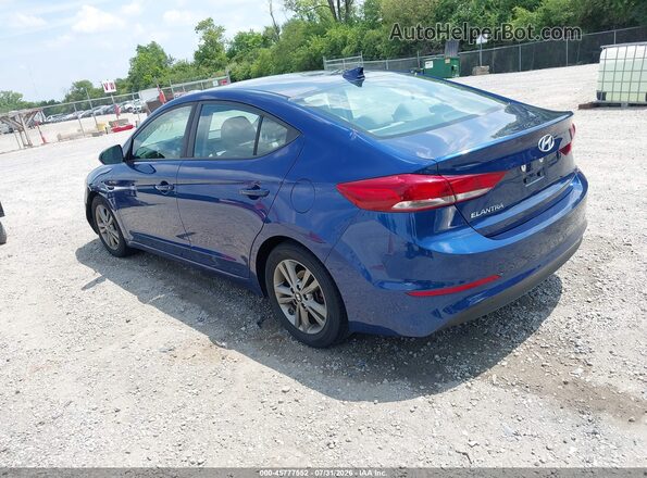 5NPD84LF2JH240270 2018 HYUNDAI ELANTRA Синий Задняя левая четверть