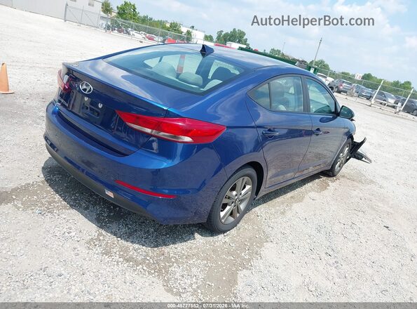 5NPD84LF2JH240270 2018 HYUNDAI ELANTRA Синий Задняя правая четверть
