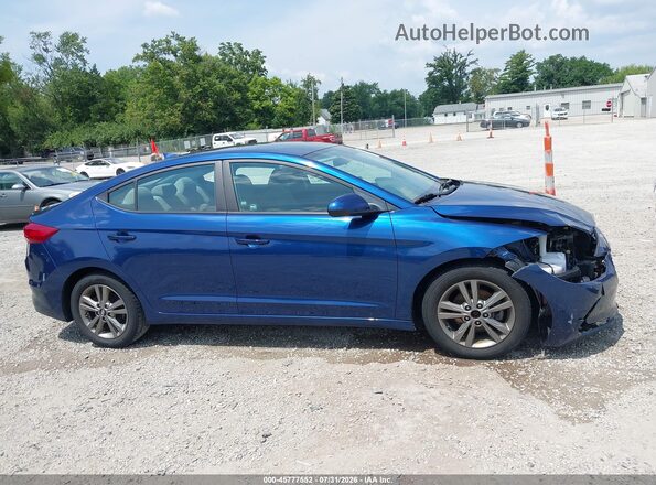 5NPD84LF2JH240270 2018 HYUNDAI ELANTRA Синий Панорамный вид салона 360°